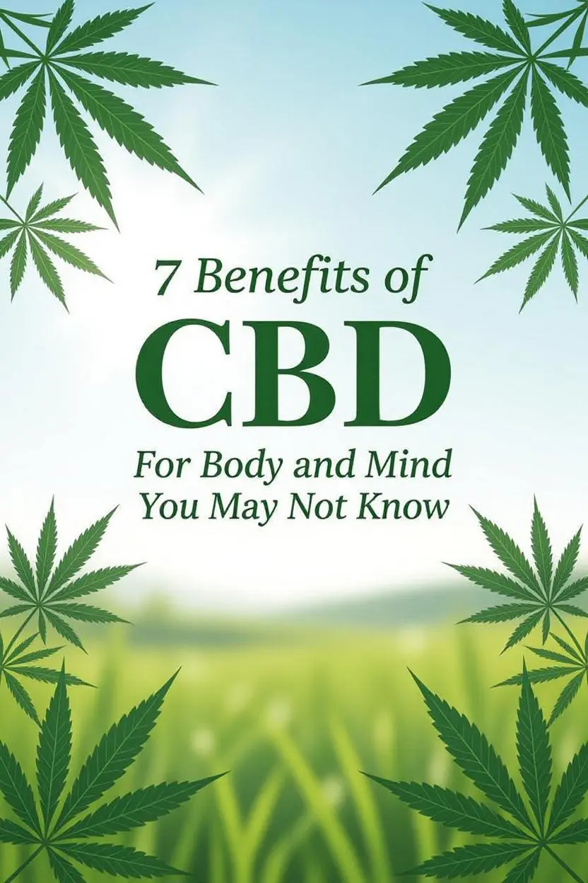 7 ประโยชน์ของ CBD ต่อร่างกายและจิตใจ ที่คุณอาจไม่เคยรู้